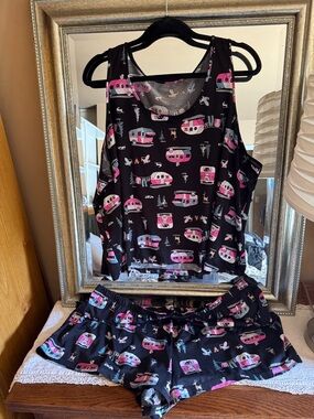 Joyspun Happy Camper Pajama Sleepwear set size 3X